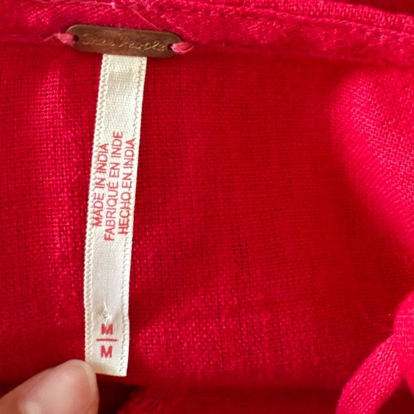 Free People Emmers Linen Midi Dress - Picture 3 of 3